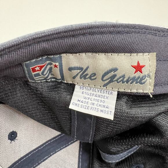 The Game Steamboat Springs Patch Baseball Cap Gray Adjustable Back Strap - Picture 13 of 14